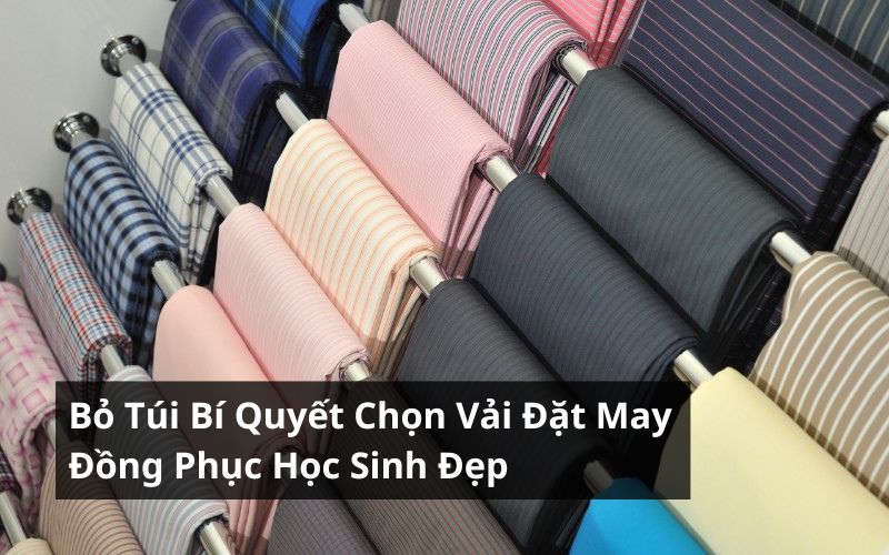 vải may đồng phục học sinh