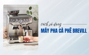 cách sử dụng máy pha cà phê Breville