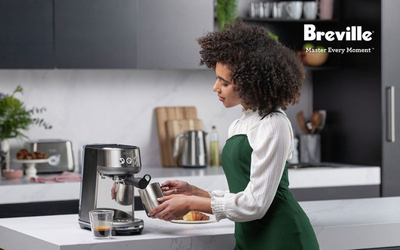 quy trình pha cà phê chuẩn vị với máy pha cà phê Breville