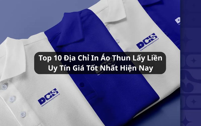 địa chỉ in áo thun lấy liền