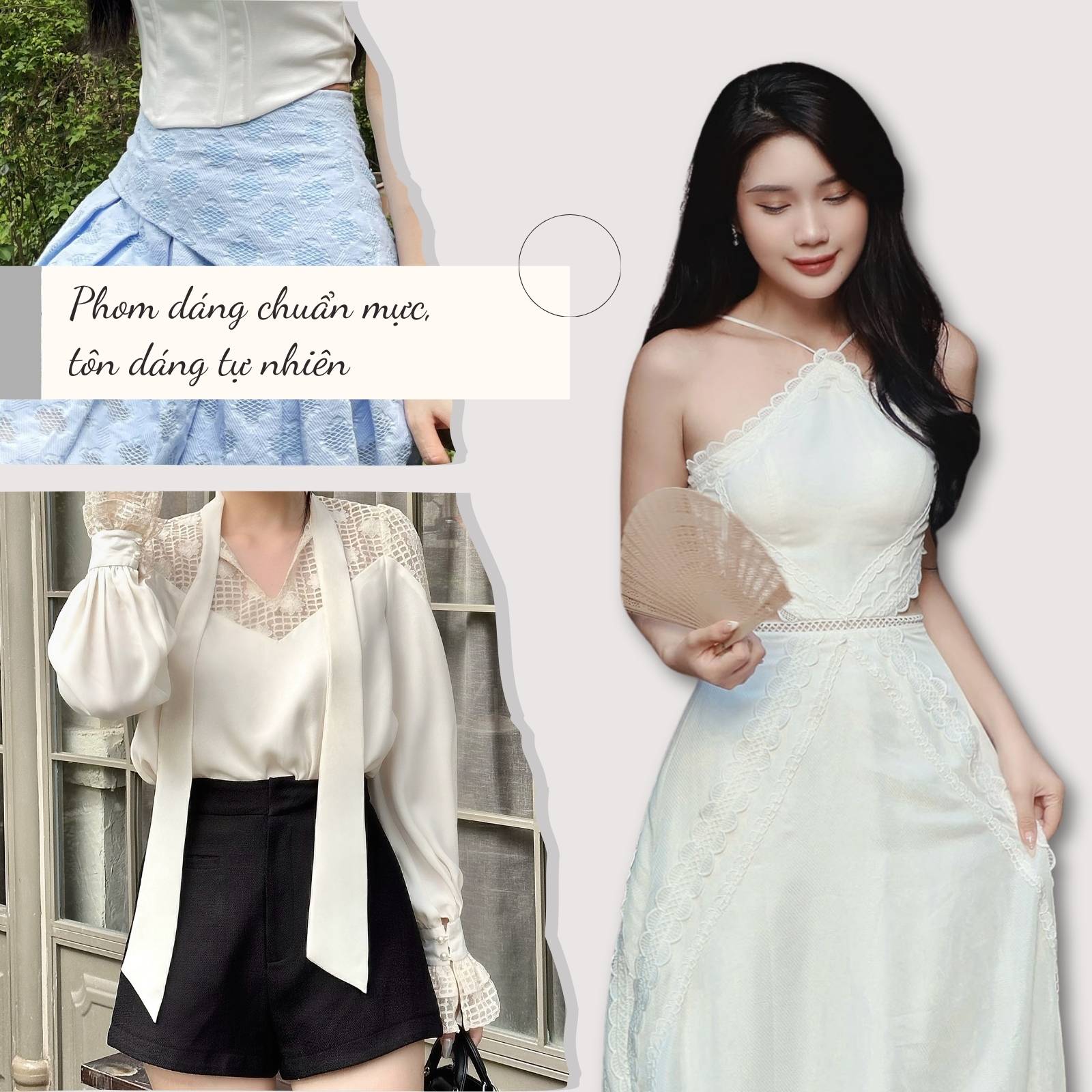 Phom dáng chuẩn mực, tôn dáng tự nhiên, thiết kế thanh lịch nhưng không đại trà Phom dáng chuẩn mực, tôn dáng tự nhiên, thiết kế thanh lịch nhưng không đại trà