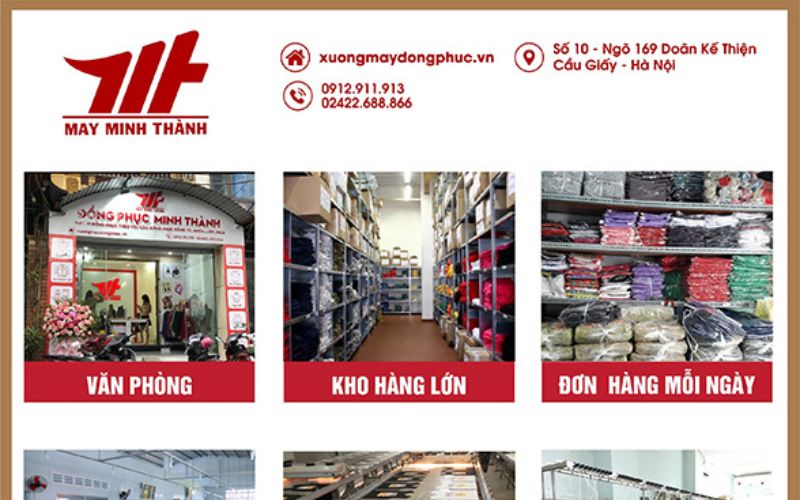 xưởng may minh thành