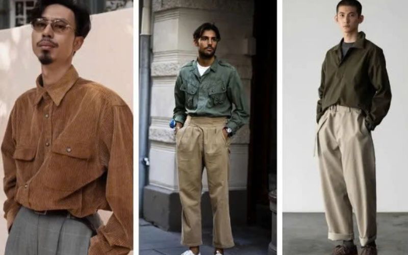 Outfit vintage cổ điển