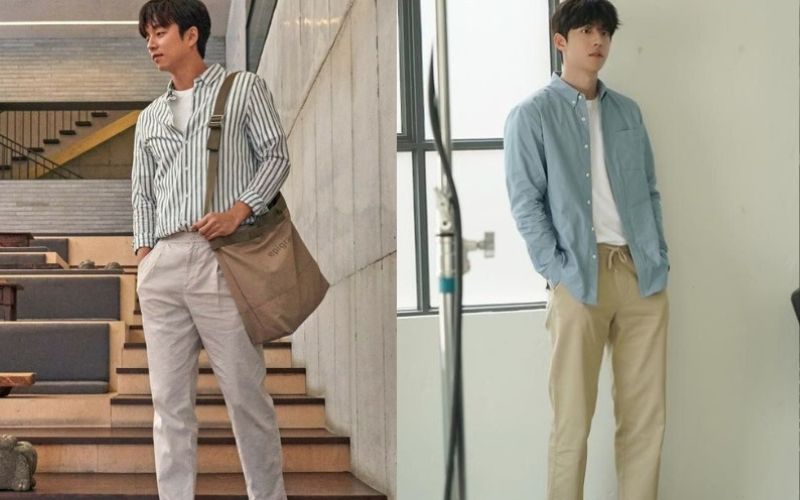 Phối đồ với outfit áo sơ mi