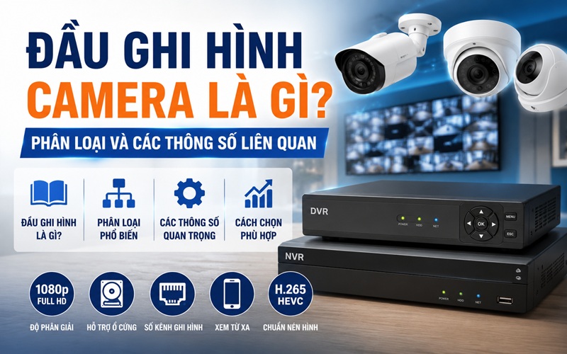 đầu ghi hình camera là gì