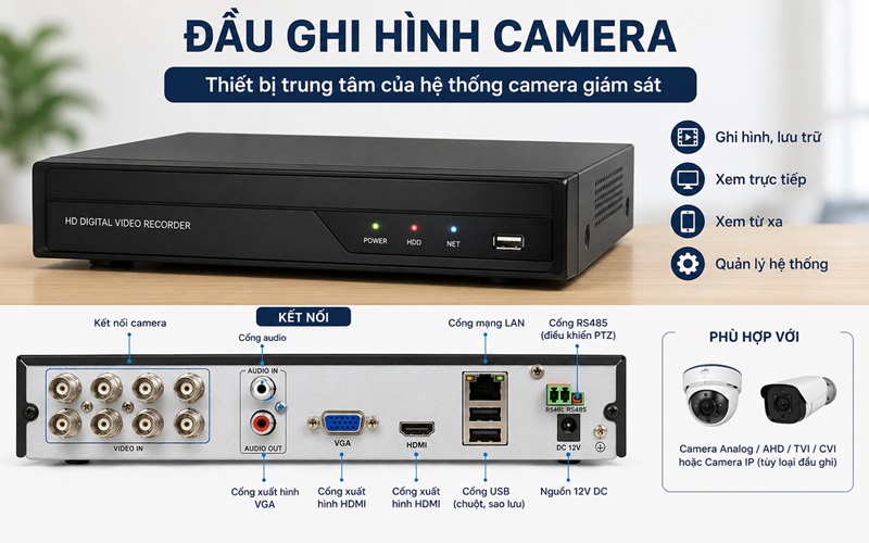 đầu ghi hình camera